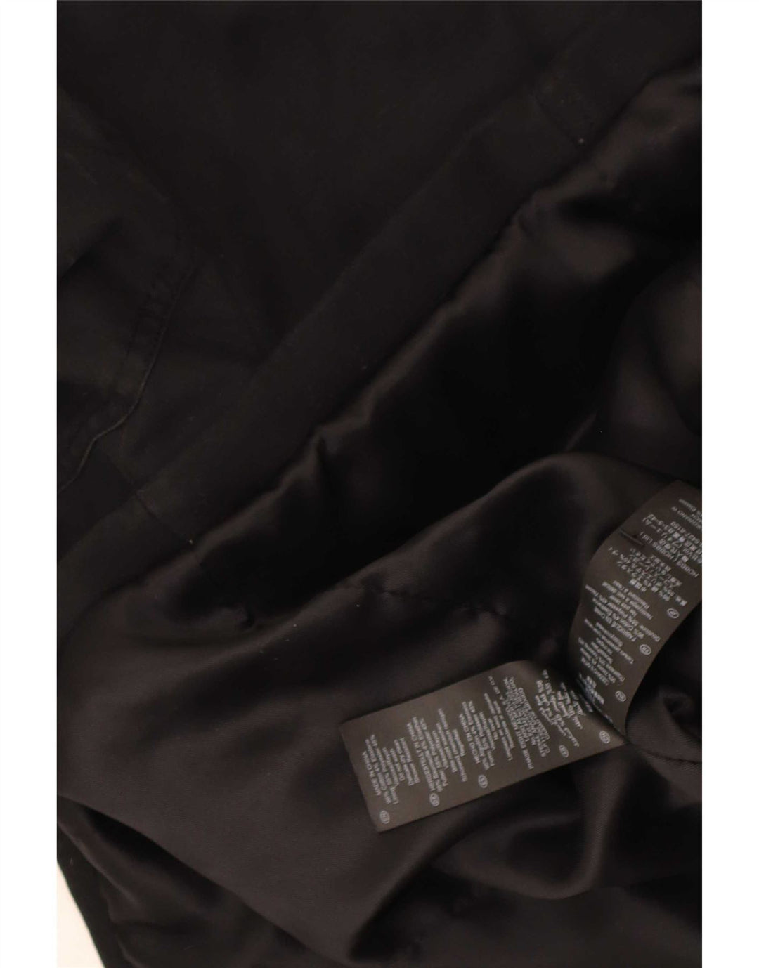 Hobbs Womens Trench Coat UK 12 Médio Algodão Preto