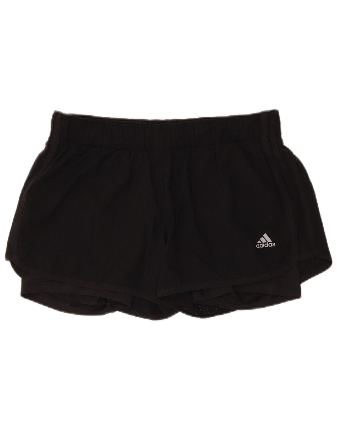 Adidas Womens Climalite Sport Shorts UK 14 Médio Preto Poliéster