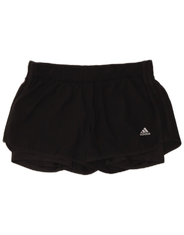 Adidas Womens Climalite Sport Shorts UK 14 Médio Preto Poliéster