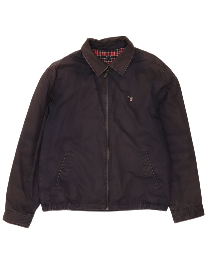 Jaqueta bomber masculina Gant UK 42 XL azul marinho