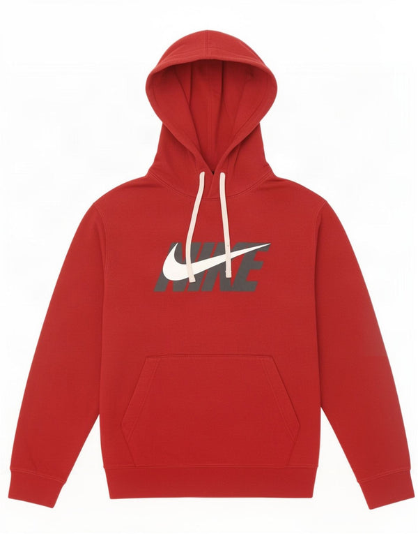 Nike Mens Graphic Hoodie Jumper Médio Algodão Vermelho