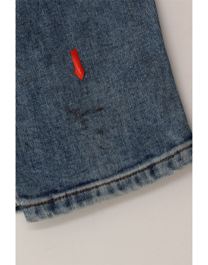 Zara Mens Jeans Slim Tamanho 42 Grande W32 L31 Azul