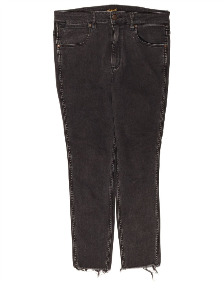 Calça jeans feminina Wrangler W32 L25 algodão preto