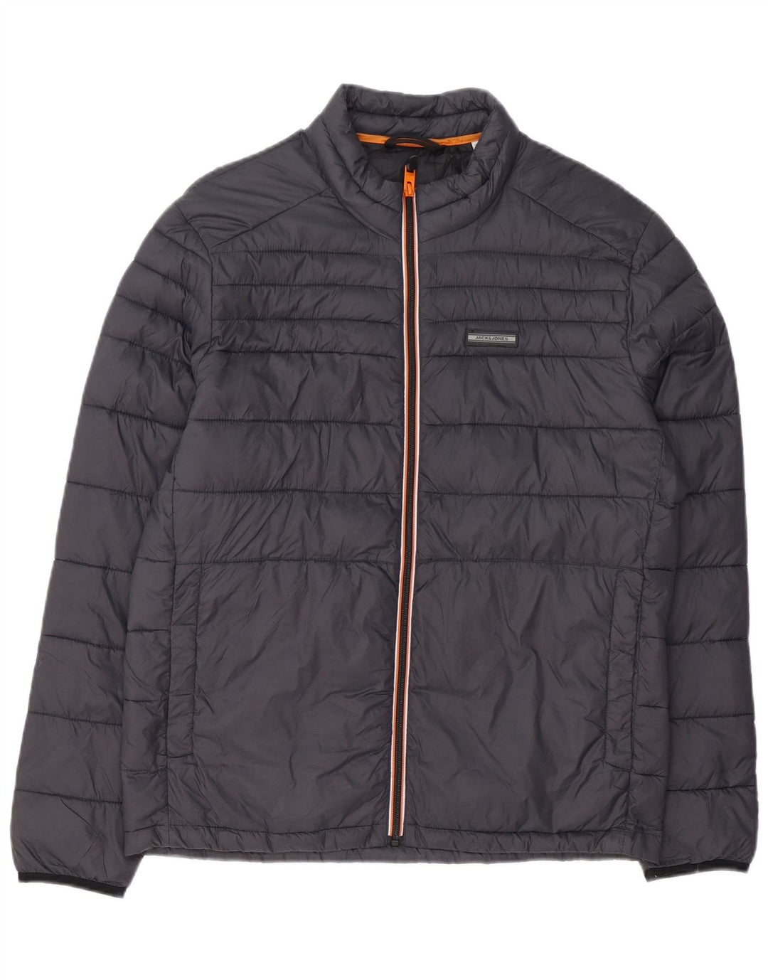 Jaqueta acolchoada masculina JACK & JONES UK 38 cinza médio