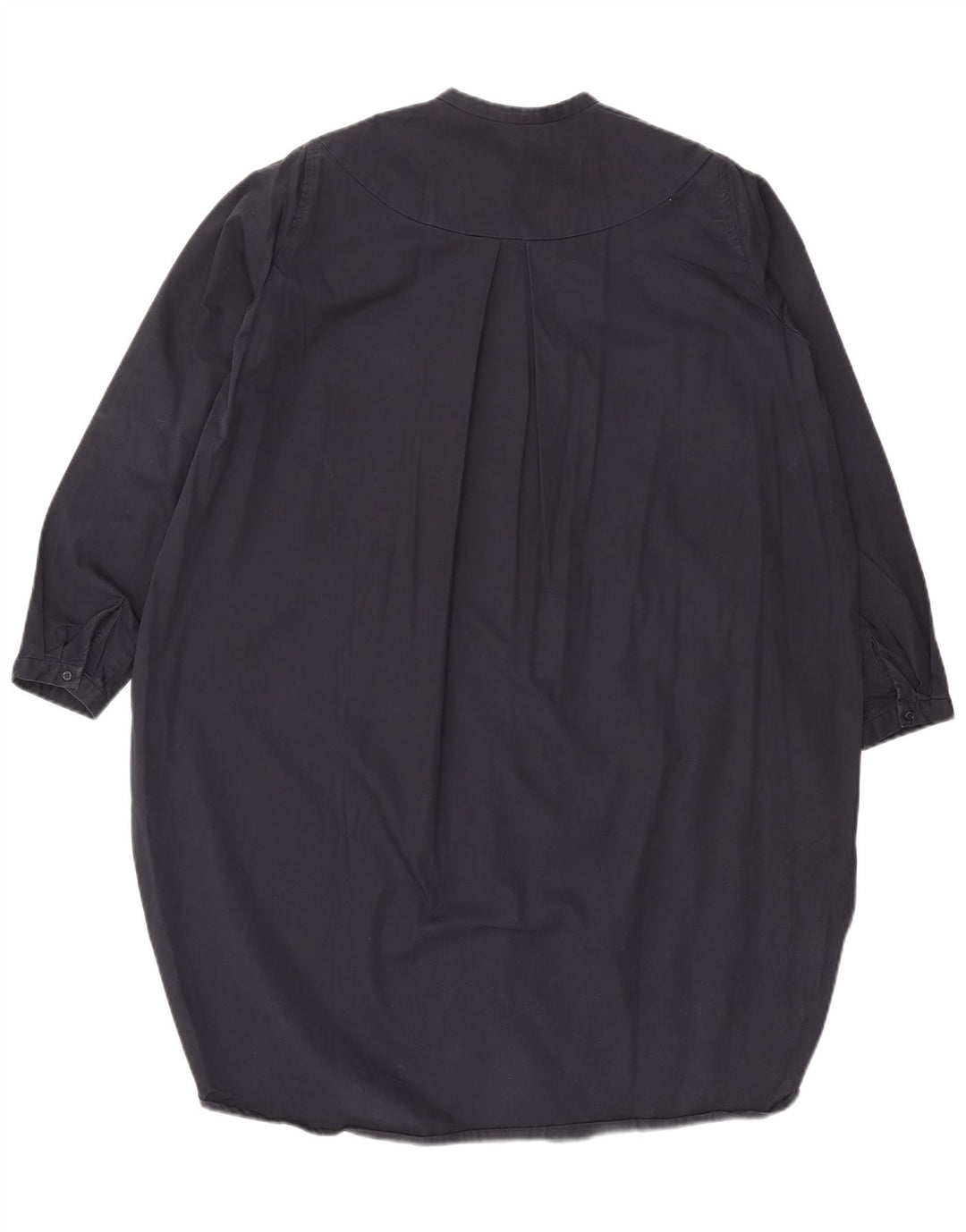 Cos vestido camisa feminino oversized UE 36 pequeno algodão azul marinho