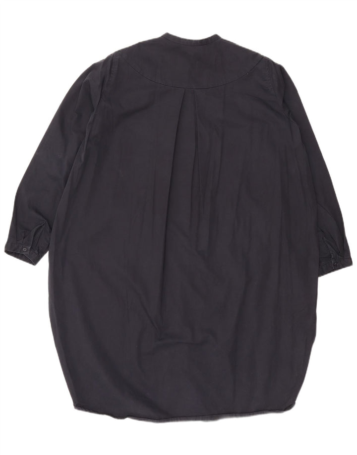 Cos vestido camisa feminino oversized UE 36 pequeno algodão azul marinho