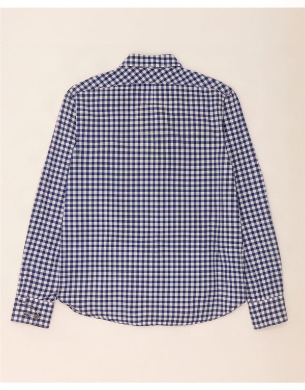 G-Star Mens Shirt Medium Blue Gingham Cotton