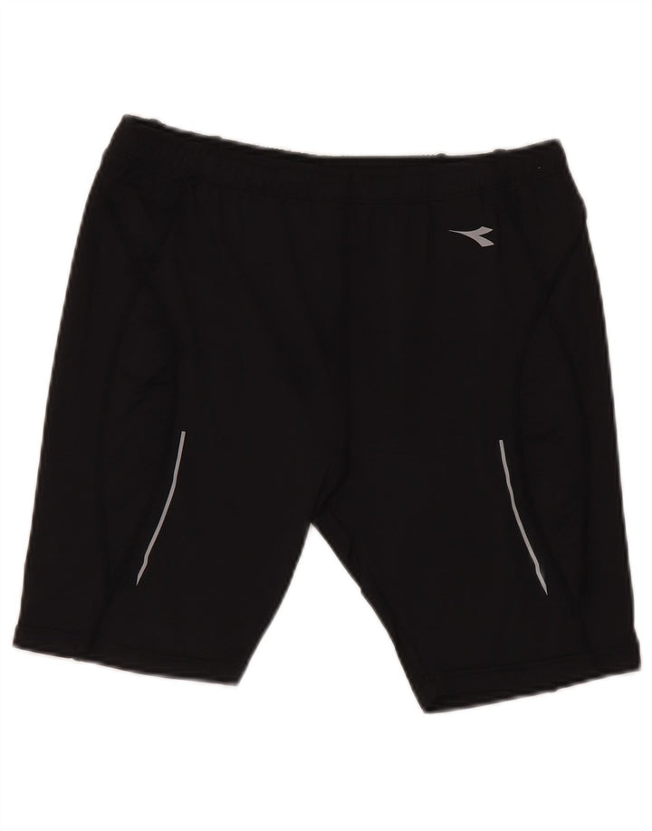 Shorts esportivos femininos Diadora UK 18 XL preto poliamida