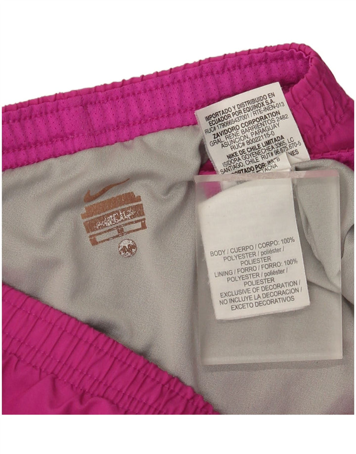 Shorts esportivos femininos Nike UK 12 poliéster roxo médio