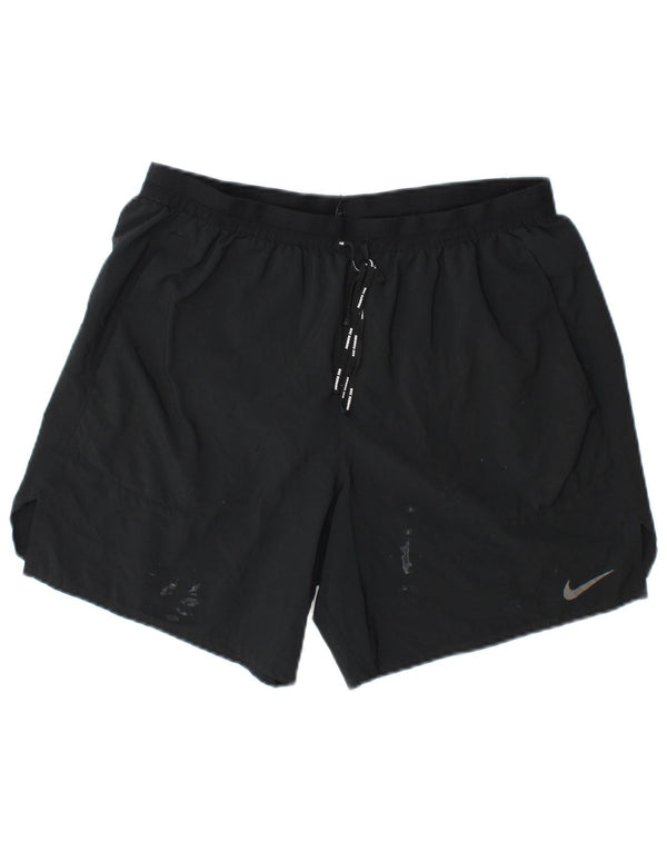 Shorts esportivos masculinos Nike Dri Fit grandes poliéster azul marinho