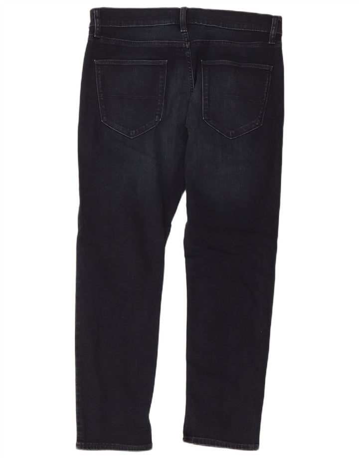 Marks & Spencer Mens Slim Jeans W34 L29 Azul Marinho Algodão
