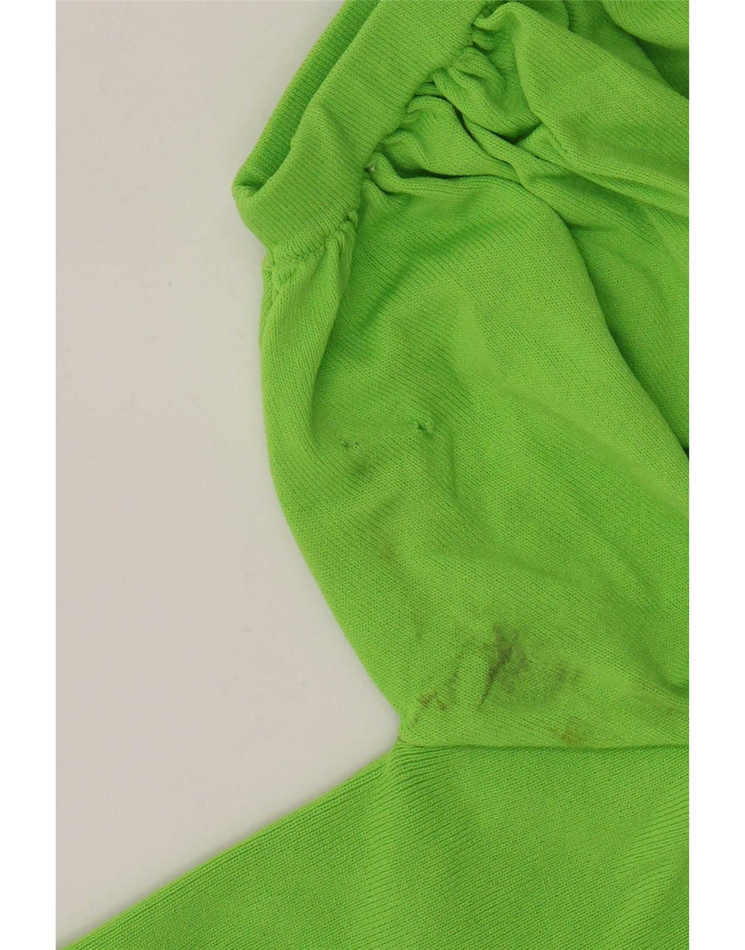 Top Zara Feminino Crop Off Ombro Reino Unido 12 Viscose Verde Médio