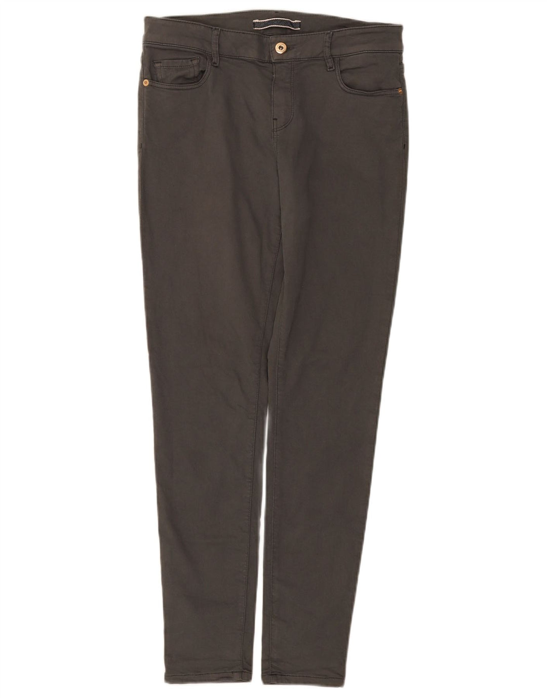 Calça feminina casual MASSIMO DUTTI EU 40 médio W30 L29 cinza