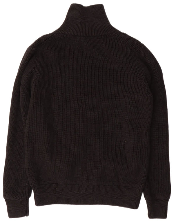 Suéter cardigã masculino Pacific Trail algodão preto médio