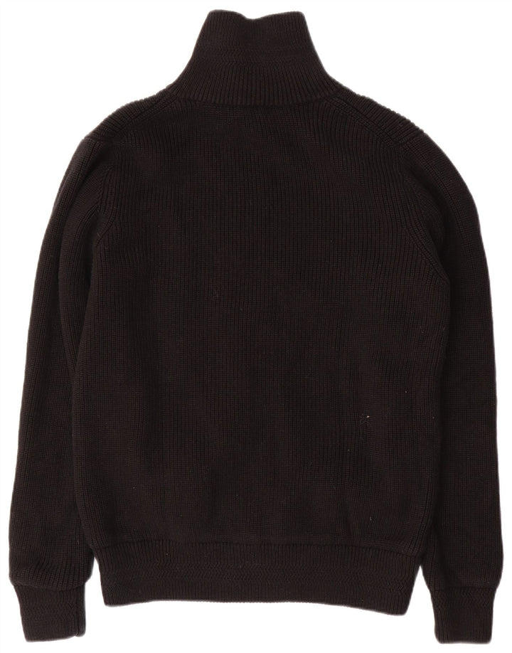 Suéter cardigã masculino Pacific Trail algodão preto médio