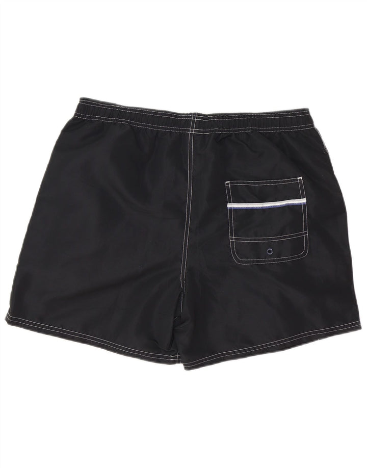 Shorts de natação masculino Sergio Tacchini 2XL poliéster preto