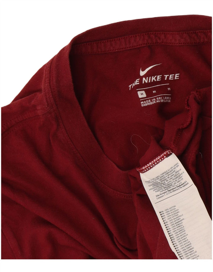 Camiseta masculina Nike Top médio algodão vermelho