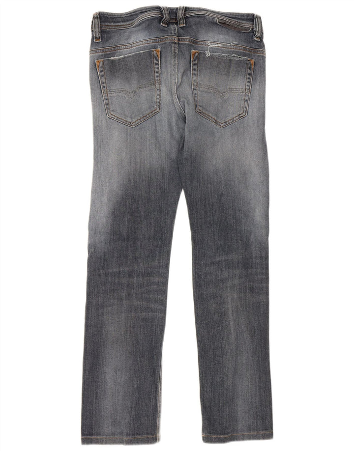 Diesel Mens Slim Jeans W29 L28 Azul Algodão