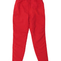 Ellesse Calça corta-vento feminina com estribo EUA 6 nylon vermelho médio