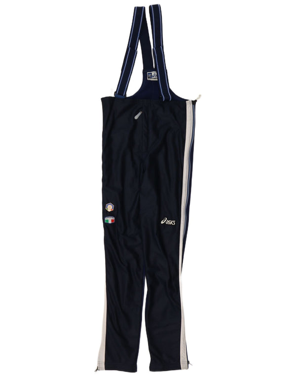 Calça Asics Italia Dungarees Ski Feminina UK 18 XL Azul Marinho Colourblock