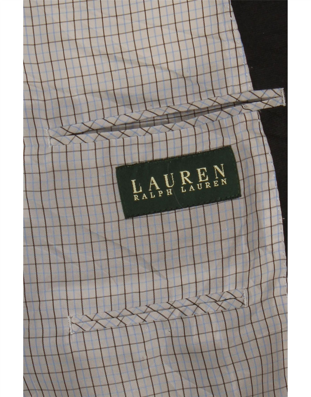 Ralph Lauren Jaqueta blazer masculina de 2 botões Reino Unido 42 XL preta