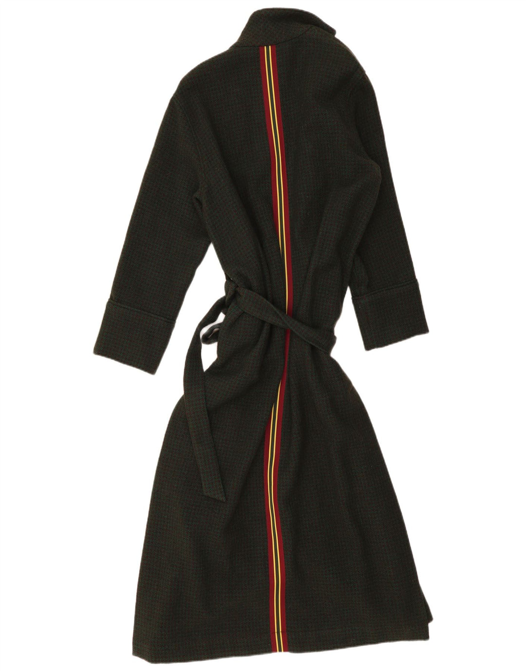 Sobretudo feminino BELLEROSE US 2 XS cáqui houndstooth lã