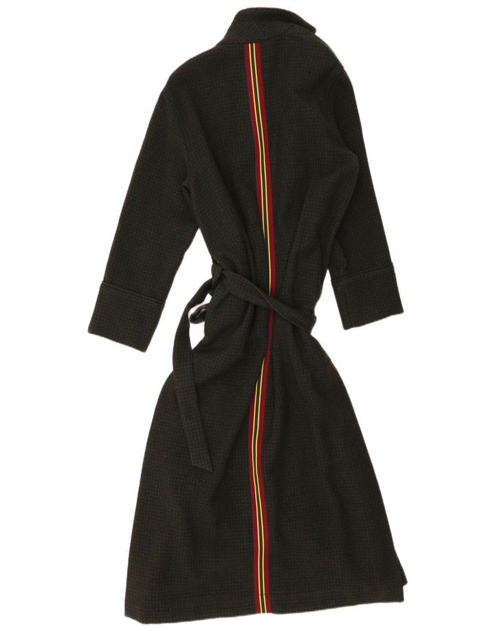 Sobretudo feminino BELLEROSE US 2 XS cáqui houndstooth lã