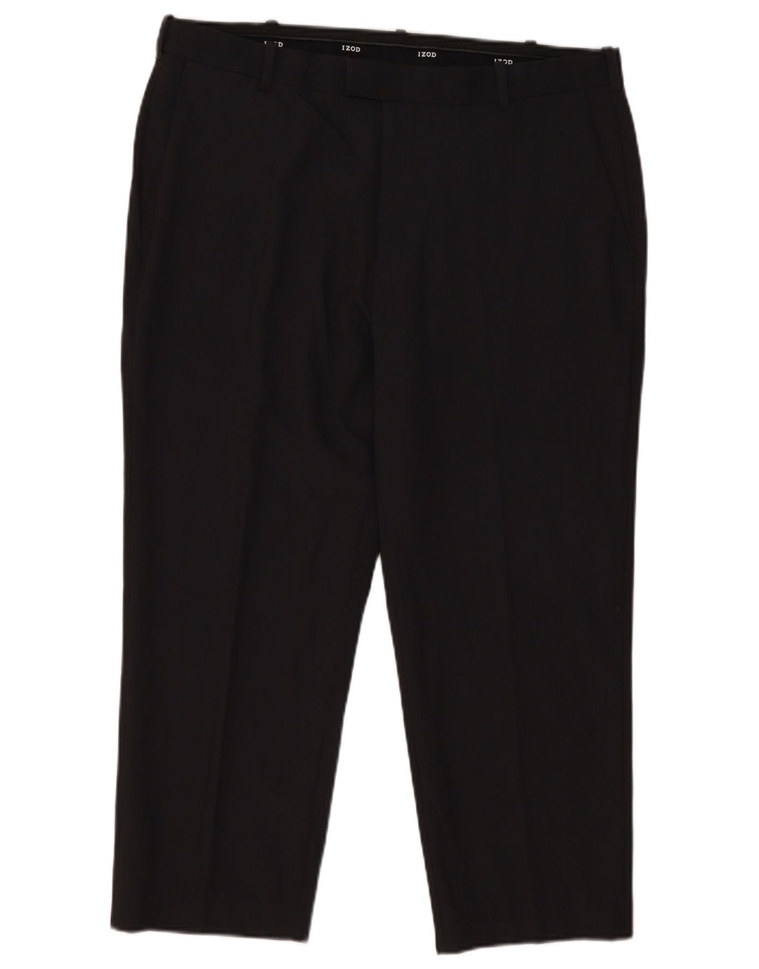 Calça masculina Izod Crop Straight Suit W36 L25 poliéster cinza