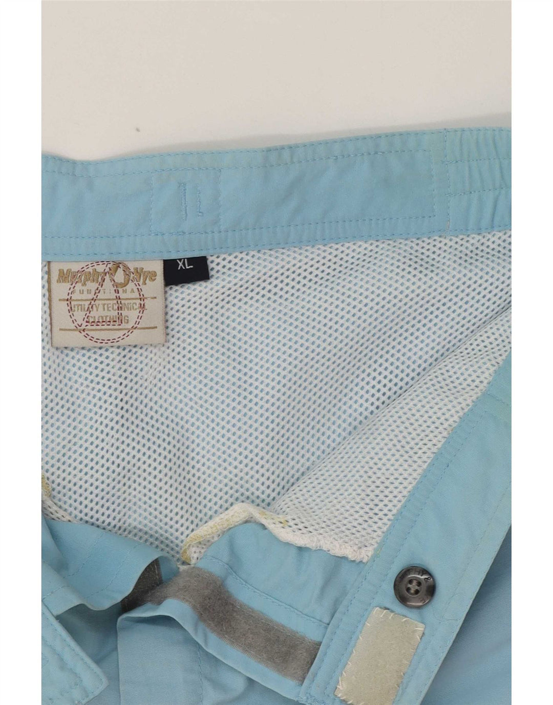 Murphy & Nye Shorts de natação masculino gráfico XL azul Colourblock poliamida