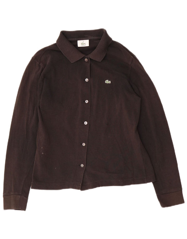 Blusa feminina Lacoste tamanho 38 algodão preto médio
