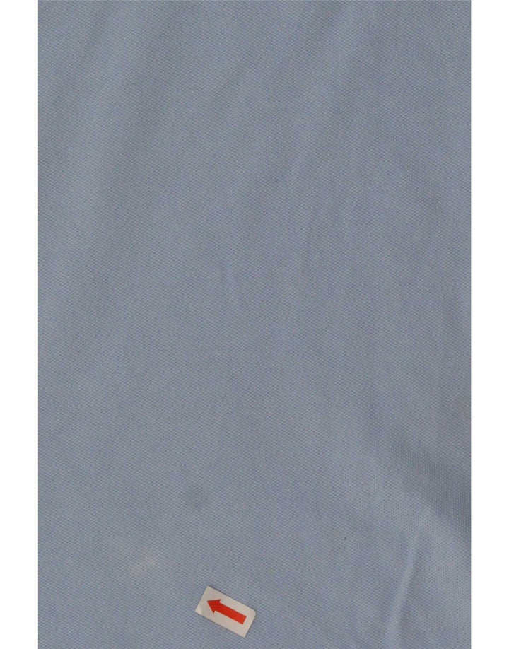 Camisa polo masculina Lyle & Scott de algodão azul médio