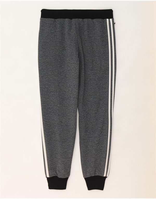 Adidas Calças de treino femininas Joggers UK 12 Medium Grey Colourblock