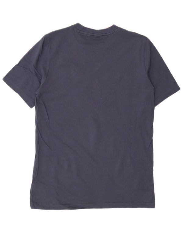 Camiseta Adidas Menino Graphic Top 11-12 Anos Azul Marinho Algodão