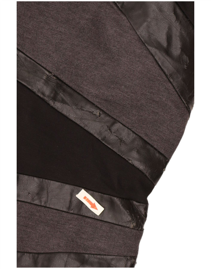 Vestido feminino Calvin Klein sem mangas com bainha US 10 médio preto colorblock