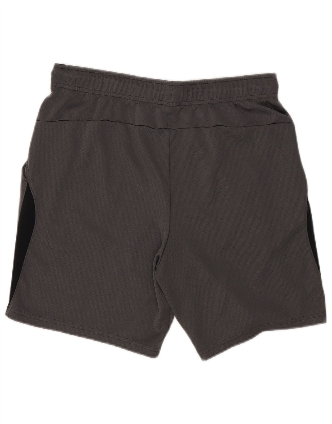 Shorts esportivos masculinos Nike Dri Fit cinza médio colorblock poliéster
