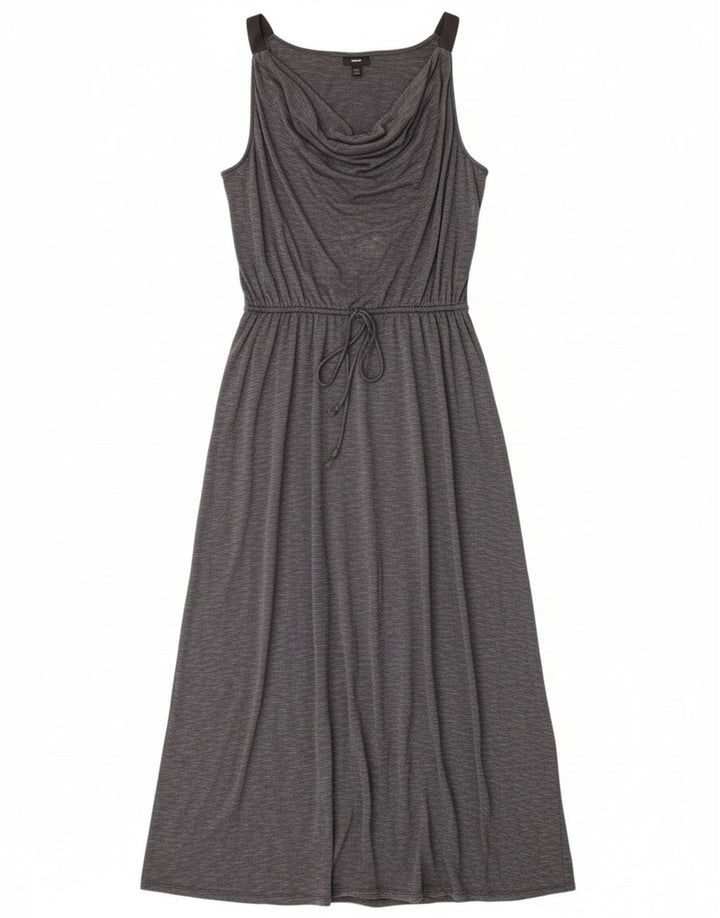 Vestido maxi feminino sem mangas MOSSIMO UK 18 XL cinza rayon