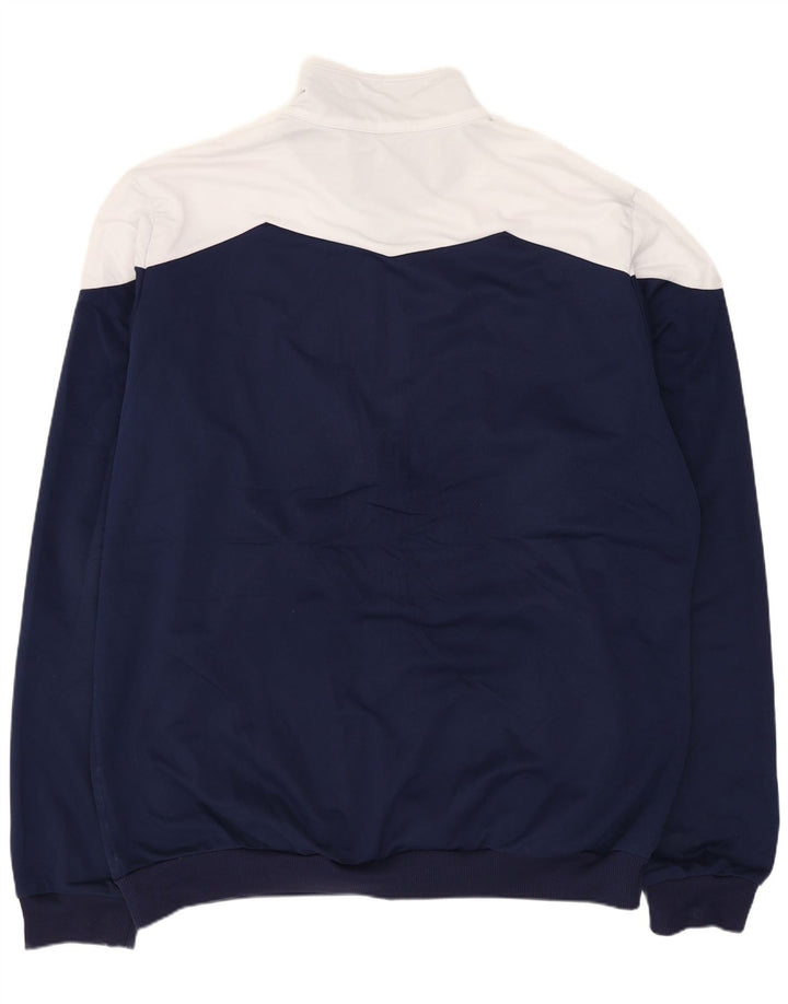 Errea Mens Treino Top Jacket 4XL Azul Marinho Colourblock Poliéster