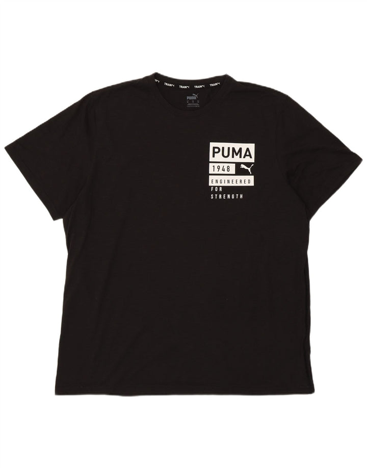 Puma Camiseta Masculina Graphic Top XL Preto Poliéster