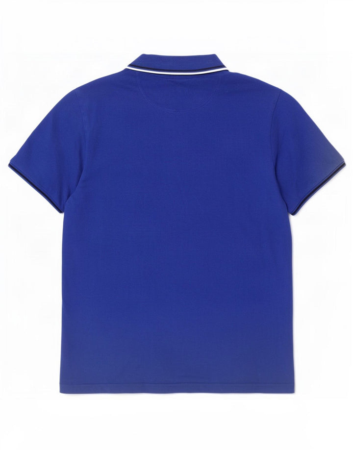 Camisa polo masculina Champion algodão azul médio