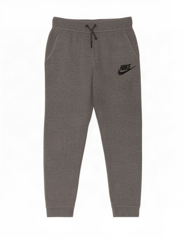 Calça de treino Nike Girls Joggers 13-14 anos XL cinza manchado de algodão