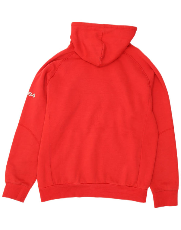 Umbro moletom com capuz gráfico masculino 2XL algodão vermelho