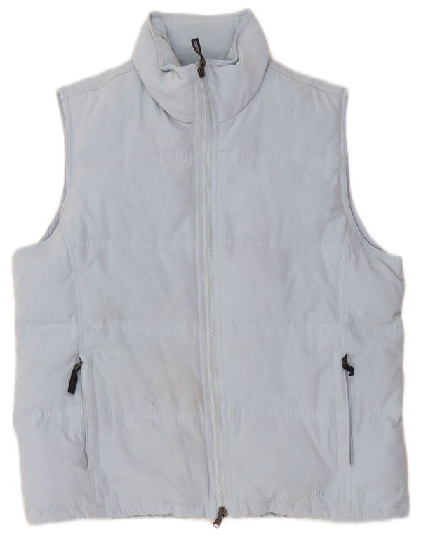 Colete acolchoado feminino Musto UK 14 grande poliéster azul