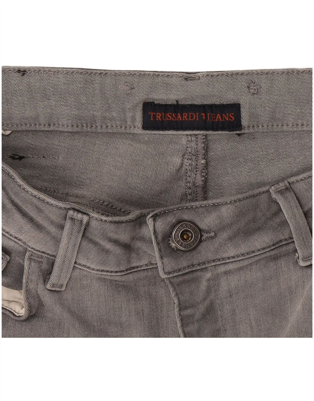 Jeans skinny feminino Trussardi W28 L31 cinza