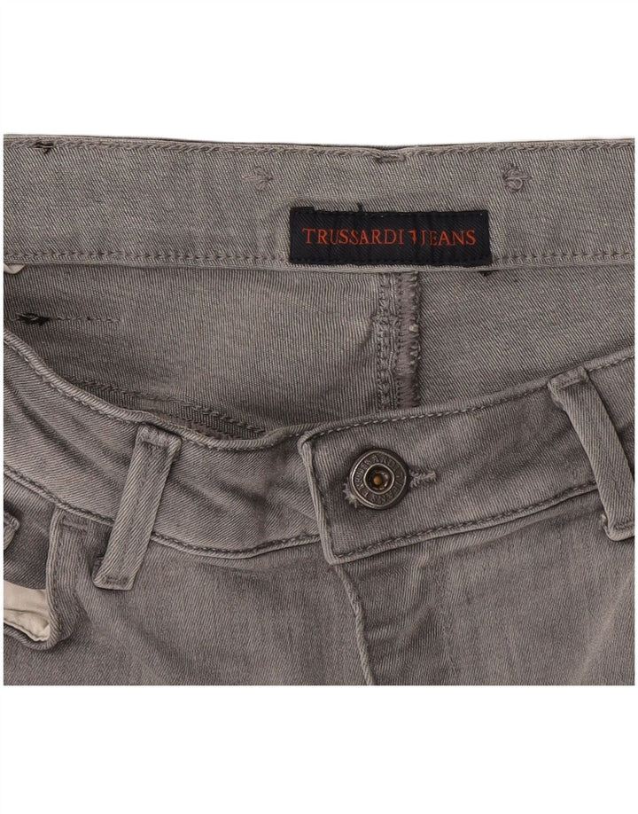 Jeans skinny feminino Trussardi W28 L31 cinza