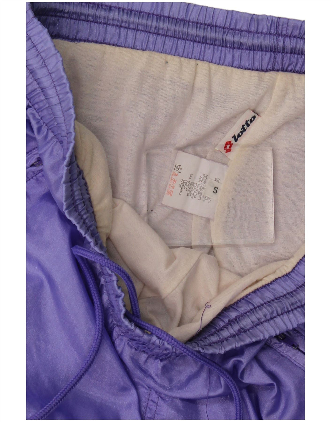 Lotto Mens Calças de treino Joggers Pequeno Roxo Poliéster