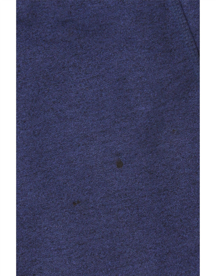 Superdry Mens Graphic Sport Shorts Médio Azul Algodão