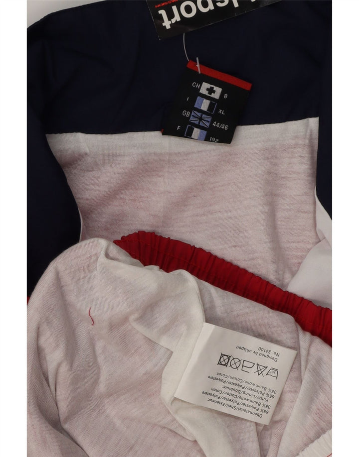 UHLSPORT Jaqueta masculina de agasalho UK 44/46 XL Multicolorido Colourblock