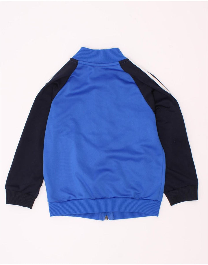 Jaqueta Adidas Meninos Treino Top 2-3 Anos Azul Colorblock Poliéster