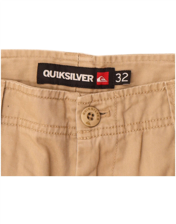 Shorts cargo masculino QUIKSILVER W32 algodão bege médio