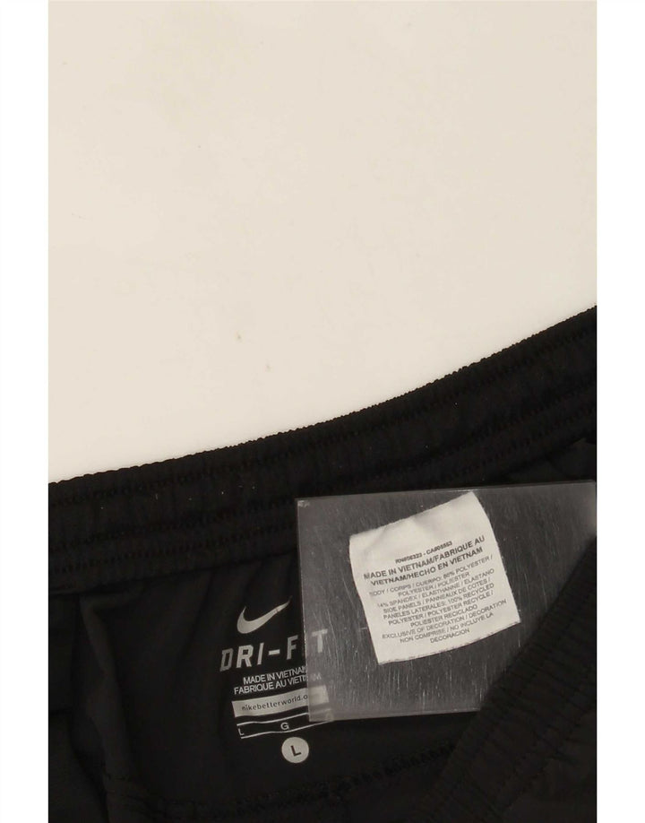Calça Nike Dri Fit Feminina UK 16 Grande Poliéster Preto